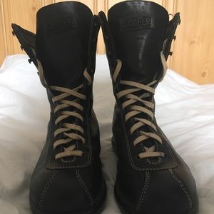 Vintage camping boots
